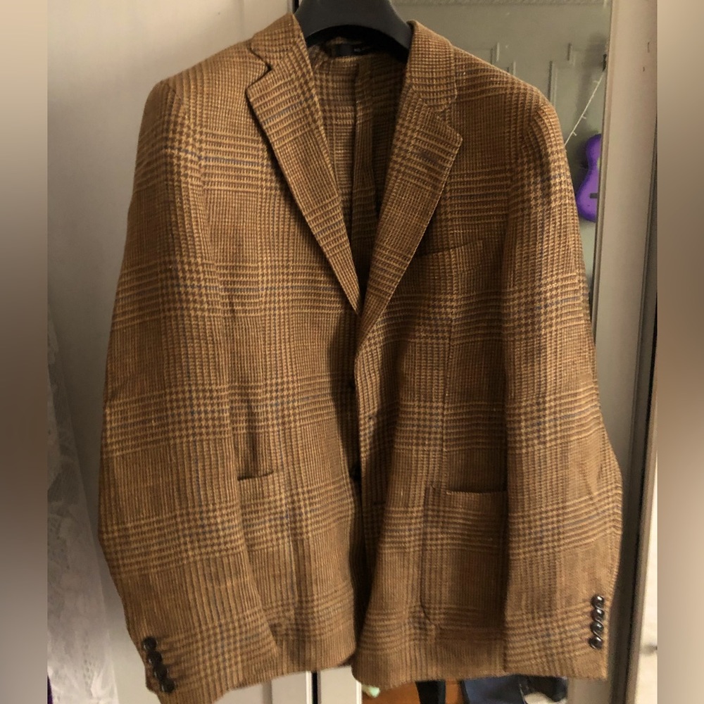 Todd Snyder Madison Sportcoat in Brown Glenplaid